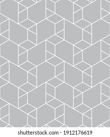 
Seamless   vector pattern. Abstract geometric reticulate background. Monochrome  stylish texture.
