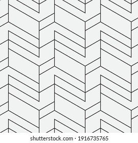 Seamless   vector pattern. Abstract geometric reticulate background. Monochrome  stylish texture.