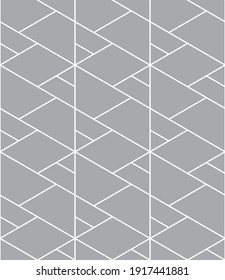 Seamless   vector pattern. Abstract geometric reticulate background. Monochrome  stylish texture.