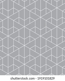 
Seamless   vector pattern. Abstract geometric reticulate background. Monochrome  stylish texture.
