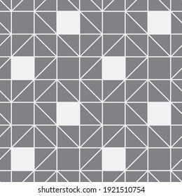 Seamless   vector pattern. Abstract geometric reticulate background. Monochrome  stylish texture.