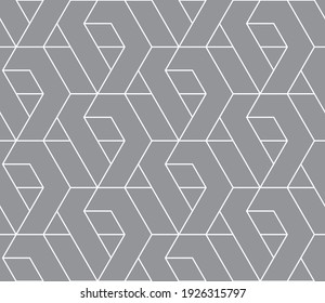 Seamless   vector pattern. Abstract geometric reticulate background. Monochrome  stylish texture.