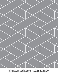 Seamless   vector pattern. Abstract geometric reticulate background. Monochrome  stylish texture.