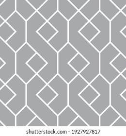 Seamless   vector pattern. Abstract geometric reticulate background. Monochrome  stylish texture.