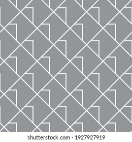 Seamless   vector pattern. Abstract geometric reticulate background. Monochrome  stylish texture.