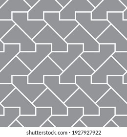 Seamless   vector pattern. Abstract geometric reticulate background. Monochrome  stylish texture.
