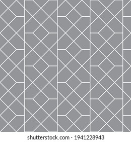 Seamless   vector pattern. Abstract geometric reticulate background. Monochrome  stylish texture.