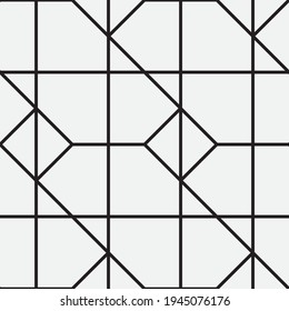
Seamless   vector pattern. Abstract geometric reticulate background. Monochrome  stylish texture.
