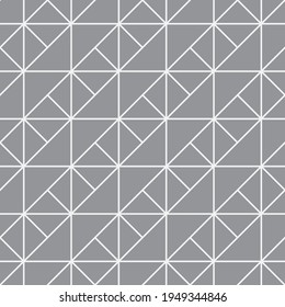 Seamless   vector pattern. Abstract geometric reticulate background. Monochrome  stylish texture.
