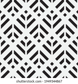 Seamless   vector pattern. Abstract geometric reticulate background. Monochrome  stylish texture.