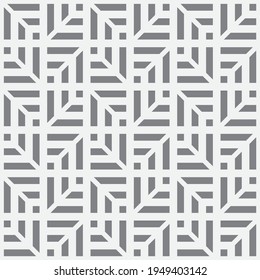 Seamless   vector pattern. Abstract geometric reticulate background. Monochrome  stylish texture.