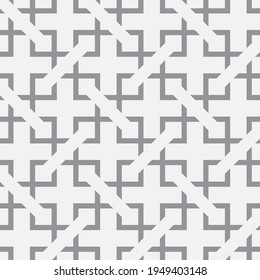 Seamless   vector pattern. Abstract geometric reticulate background. Monochrome  stylish texture.