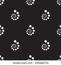 Seamless   vector pattern. Abstract geometric  background. Monochrome  stylish texture.
