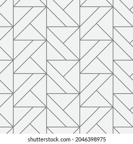 Seamless   vector pattern. Abstract geometric reticulate background. Monochrome  stylish texture.
