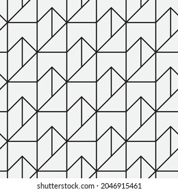 
Seamless   vector pattern. Abstract geometric reticulate background. Monochrome  stylish texture.
