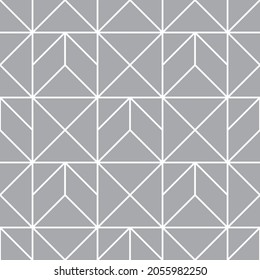 Seamless   vector pattern. Abstract geometric reticulate background. Monochrome  stylish texture.