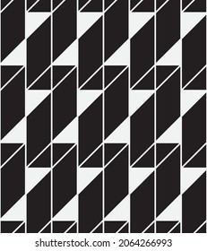 Seamless   vector pattern. Abstract geometric reticulate background. Monochrome  stylish texture.