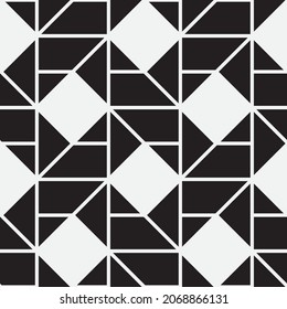 
Seamless   vector pattern. Abstract geometric reticulate background. Monochrome  stylish texture.

