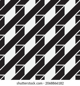 
Seamless   vector pattern. Abstract geometric reticulate background. Monochrome  stylish texture.
