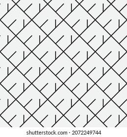 
Seamless   vector pattern. Abstract geometric reticulate background. Monochrome  stylish texture.
