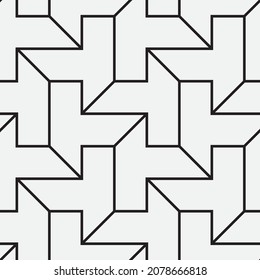 
Seamless   vector pattern. Abstract geometric reticulate background. Monochrome  stylish texture.
