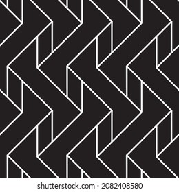 Seamless   vector pattern. Abstract geometric reticulate background. Monochrome  stylish texture.