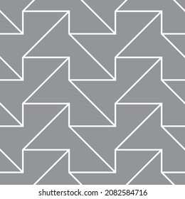 Seamless   vector pattern. Abstract geometric reticulate background. Monochrome  stylish texture.