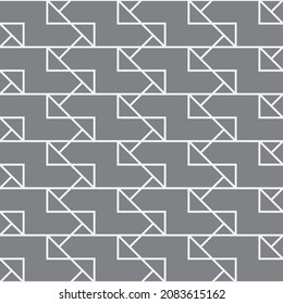 Seamless   vector pattern. Abstract geometric reticulate background. Monochrome  stylish texture.