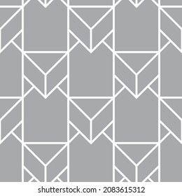 Seamless   vector pattern. Abstract geometric reticulate background. Monochrome  stylish texture.