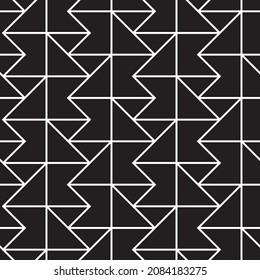 
Seamless   vector pattern. Abstract geometric reticulate background. Monochrome  stylish texture.
