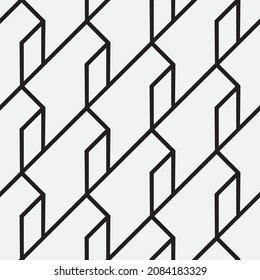 
Seamless   vector pattern. Abstract geometric reticulate background. Monochrome  stylish texture.
