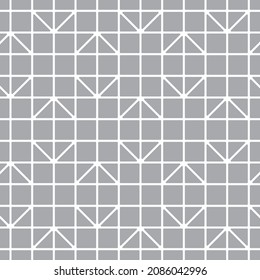 Seamless   vector pattern. Abstract geometric reticulate background. Monochrome  stylish texture.