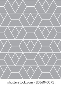 Seamless   vector pattern. Abstract geometric reticulate background. Monochrome  stylish texture.