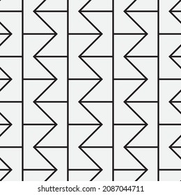 Seamless   vector pattern. Abstract geometric reticulate background. Monochrome  stylish texture.