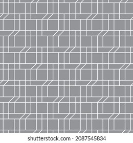Seamless   vector pattern. Abstract geometric reticulate background. Monochrome  stylish texture.