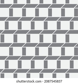 Seamless   vector pattern. Abstract geometric reticulate background. Monochrome  stylish texture.