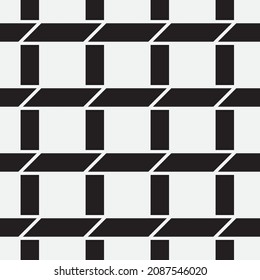 Seamless   vector pattern. Abstract geometric reticulate background. Monochrome  stylish texture.