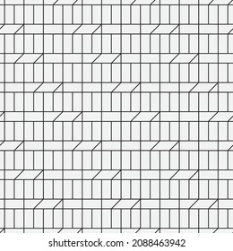 Seamless   vector pattern. Abstract geometric reticulate background. Monochrome  stylish texture.