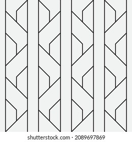 Seamless   vector pattern. Abstract geometric reticulate background. Monochrome  stylish texture.