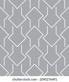 Seamless   vector pattern. Abstract geometric reticulate background. Monochrome  stylish texture