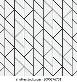 Seamless   vector pattern. Abstract geometric reticulate background. Monochrome  stylish texture