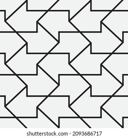 
Seamless   vector pattern. Abstract geometric reticulate background. Monochrome  stylish texture.
