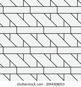 Seamless   vector pattern. Abstract geometric reticulate background. Monochrome  stylish texture.