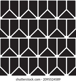 Seamless   vector pattern. Abstract geometric reticulate background. Monochrome  stylish texture.