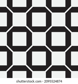 Seamless   vector pattern. Abstract geometric reticulate background. Monochrome  stylish texture.