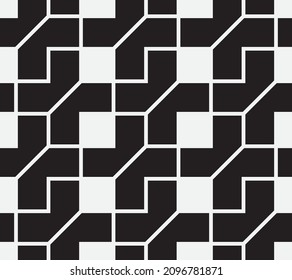 
Seamless   vector pattern. Abstract geometric hipster background. Monochrome  stylish texture.