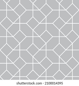 Seamless   vector pattern. Abstract geometric reticulate background. Monochrome  stylish texture.