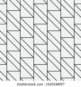 Seamless   vector pattern. Abstract geometric reticulate background. Monochrome  stylish texture.