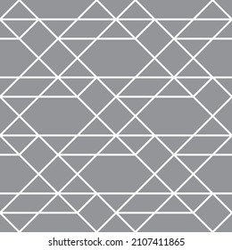 Seamless   vector pattern. Abstract geometric reticulate background. Monochrome  stylish texture.