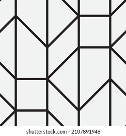 Seamless   vector pattern. Abstract geometric reticulate background. Monochrome  stylish texture.